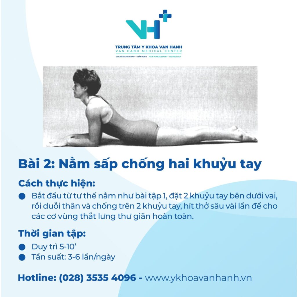 hướng dẫn tập căng giãn cơ thắt lưng - bài tập 2